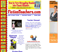Tablet Screenshot of fictionteachers.com